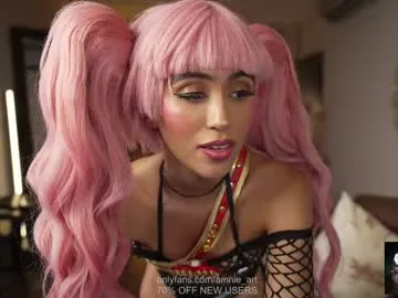 amnie_ — hi Im amnie! - Goal: TWERK [333 tokens left] #bigass #latina #tease #goth #cosplay