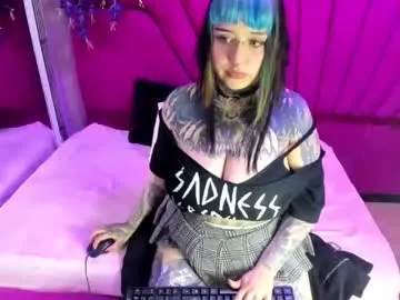ravenceleste_ — Ravenceleste_'s room #naturalbigboobs #blowjob #goth #tattoo oo