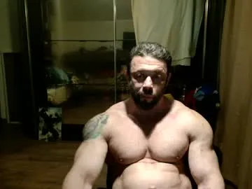 stevebulkzor — competing in 11 weeks nude flexing in pvt 18/min #muscle #bigcock #strip #beard #cum