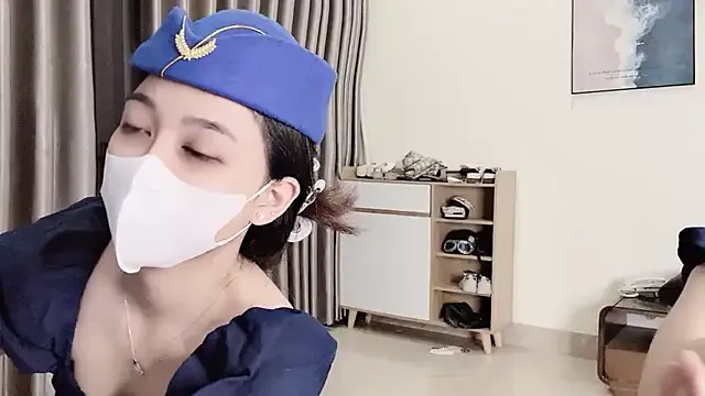 Mono-Stewardesss — 2 flirty flight attendants