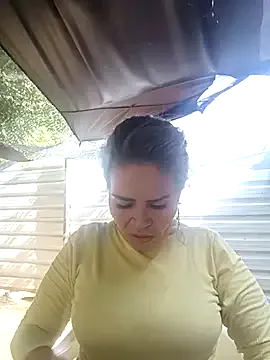 Perverted-Dirty-Mother — ride dildo+ cum in the garden